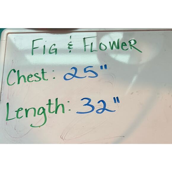 Anthropologie Fig And Flower Top 2X Teal Green Boho Peasant Floral Embroidered - Picture 9 of 9